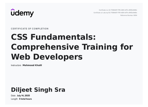diljeet-web-development-certificate