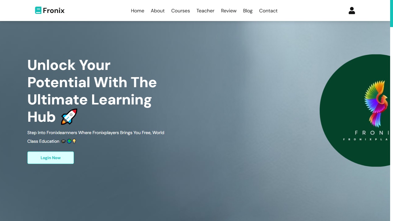 fronixlearnners-website